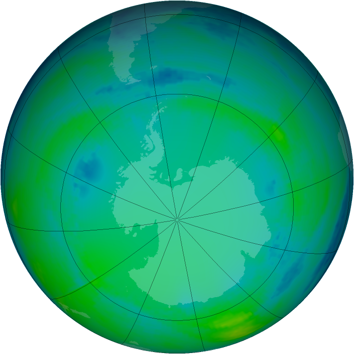 Ozone Map 2004-07-31